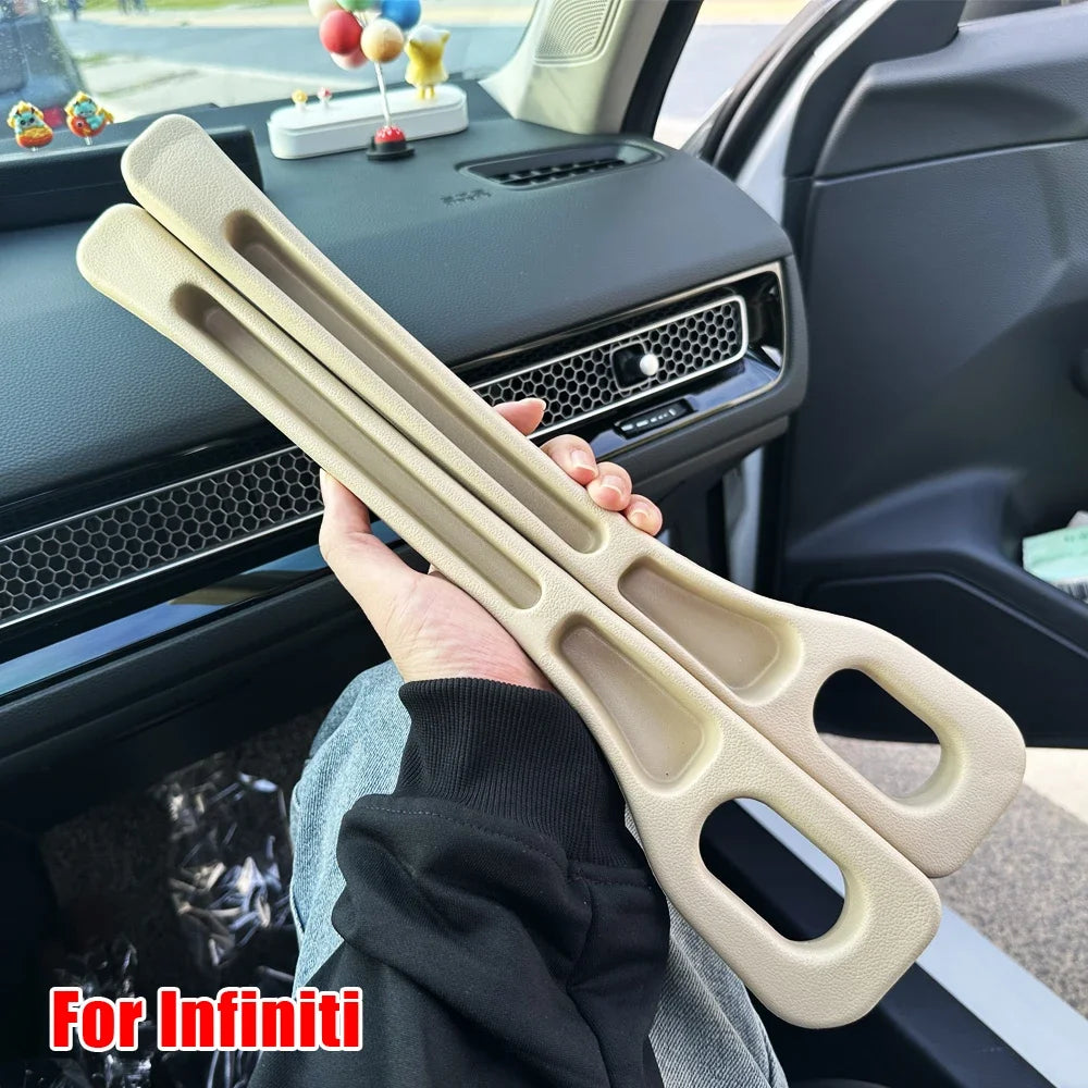 Car Seat Gap Filler Strips Infiniti Q50 Q60 Q70 QX30 QX60 QX70 EX FX Zpaxo 2PCS Beige