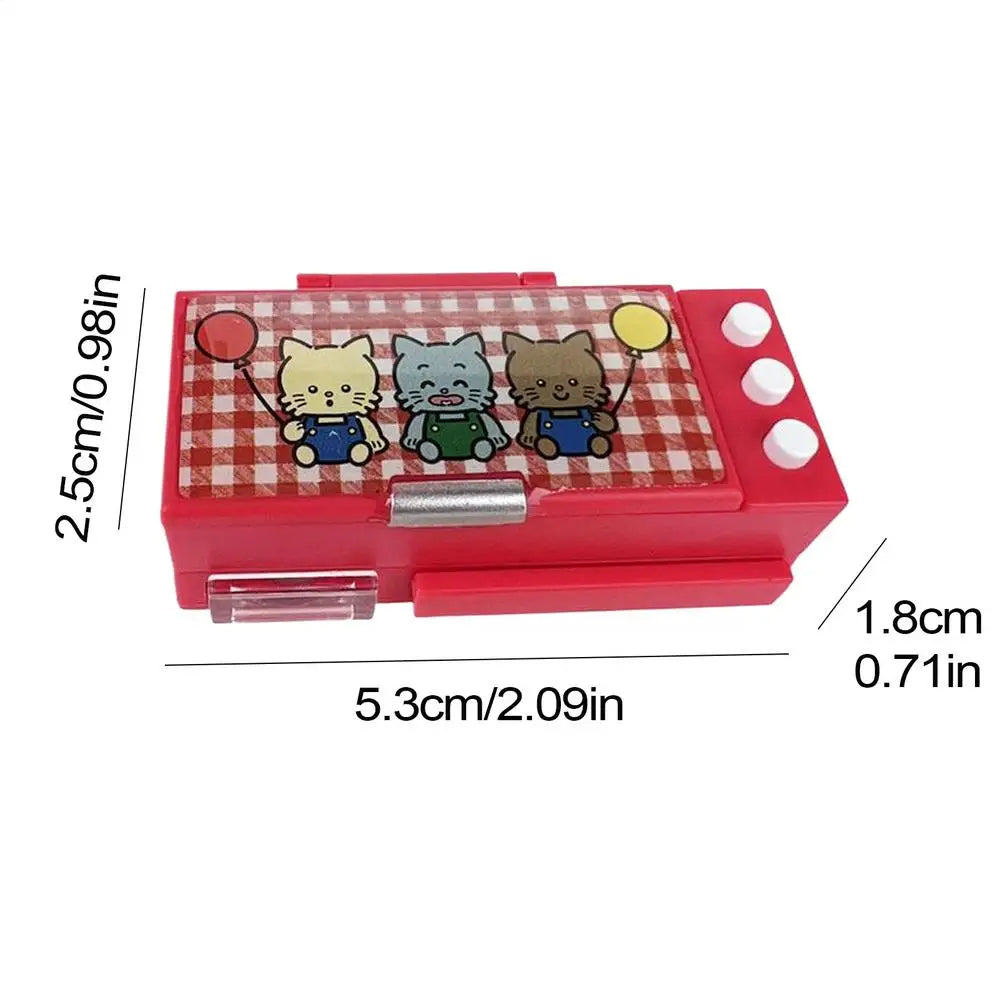 Doll House Miniatures Simulation Pencil Box Collectible Models Table Decor Pretend Play Toy For Boys Girls Collectors Zpaxo Red United States