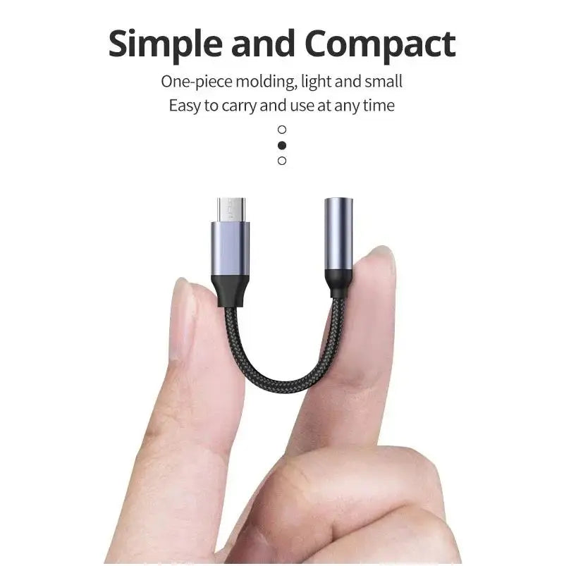 USB C Audio Adapter Female Headphone Cable Earphone Converter Iphone Zpaxo