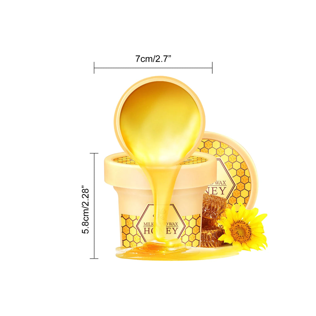 Milk & Honey Hand Wax Peel-Off Mask – Exfoliate & Moisturize Hand Wax Mask Zpaxo