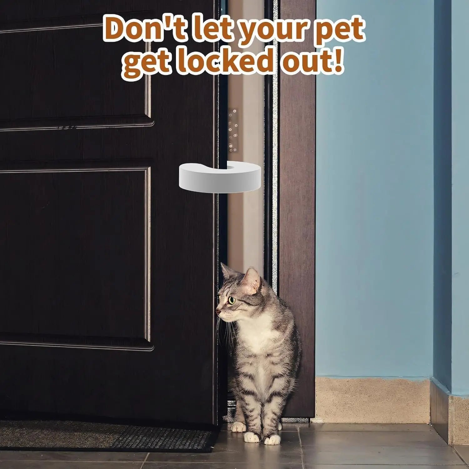 Foam Door Finger Pinch Guard – Child & Pet Safety (6/12 Pack)