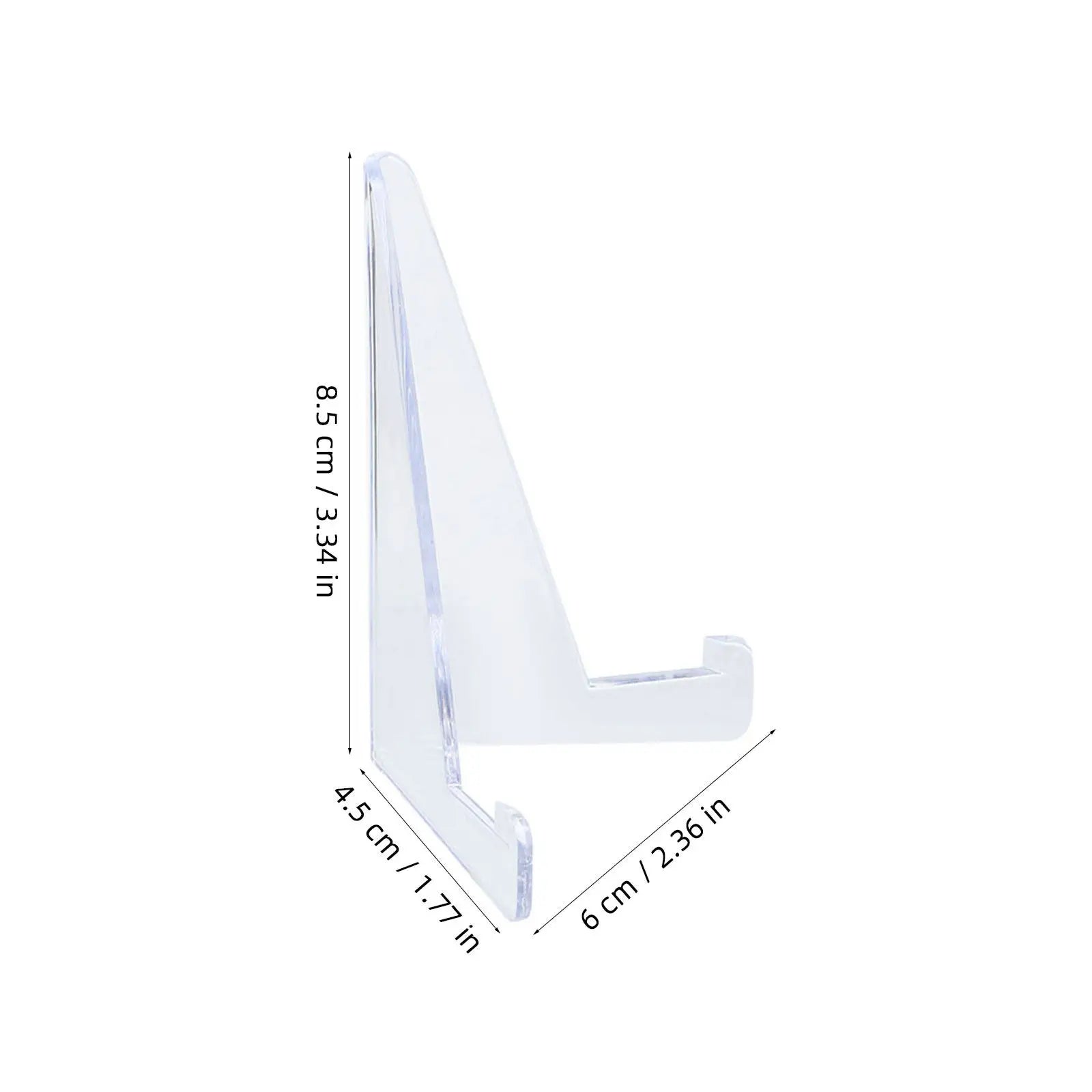 Premium Acrylic Card Display Easel Stand Transparent Decorative