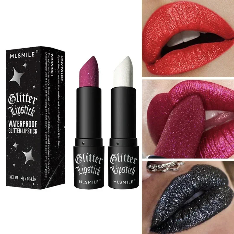 MLSMILE Multi-color Non-stick Cup Matte Lipstick Lasting Easy Black