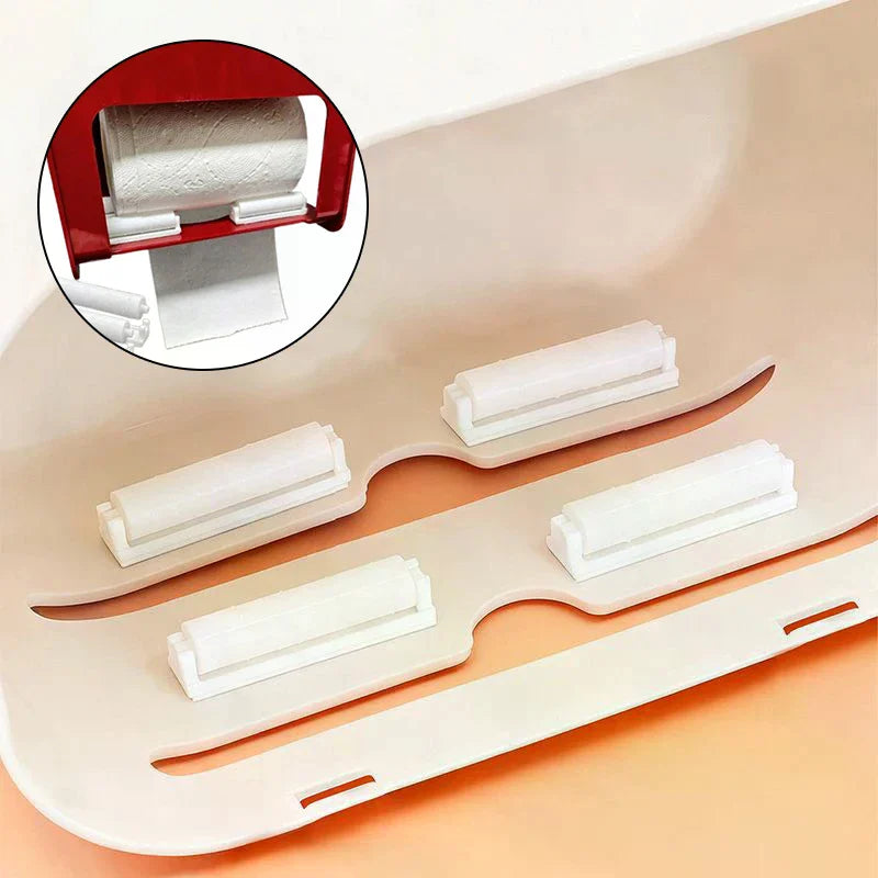 4/8PCS Toilet Paper Roller Holder Towel Plastic Roll Box Metal Replacement Rod Roller Outdoor Travel Zpaxo