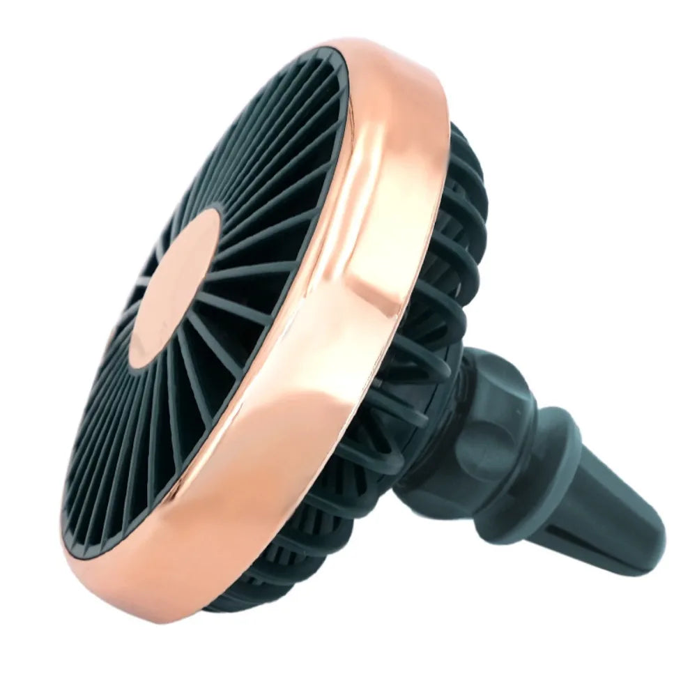 USB Ornament Portable Mini Fan Cooling Radiator Car Air Conditioner Zpaxo Green