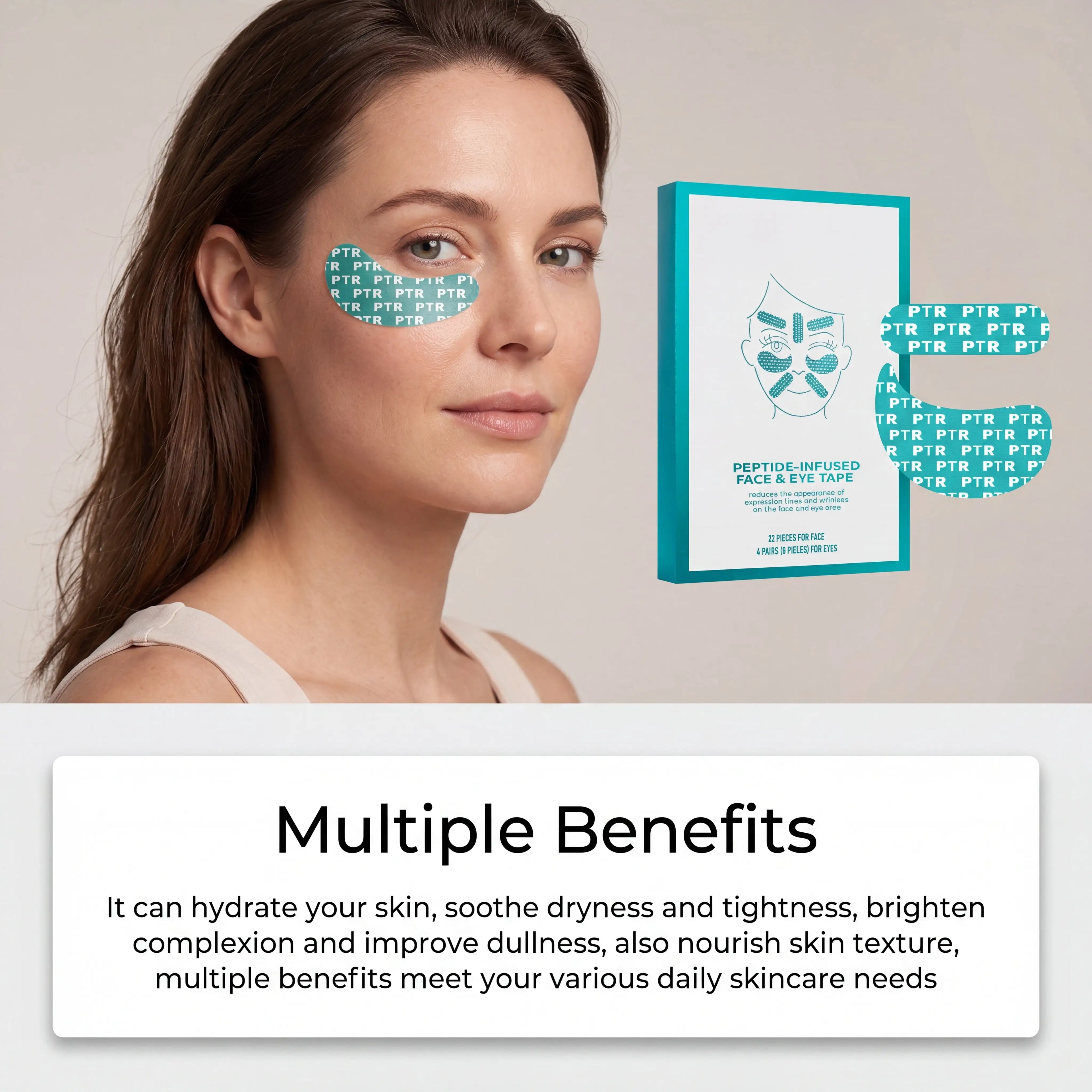 40pcs Niacinamide Serum Eyes Face Patch Gentle Nourishing Barrier Protection Anti Dryness Skin Nourishment Moisturizer Skincare Zpaxo