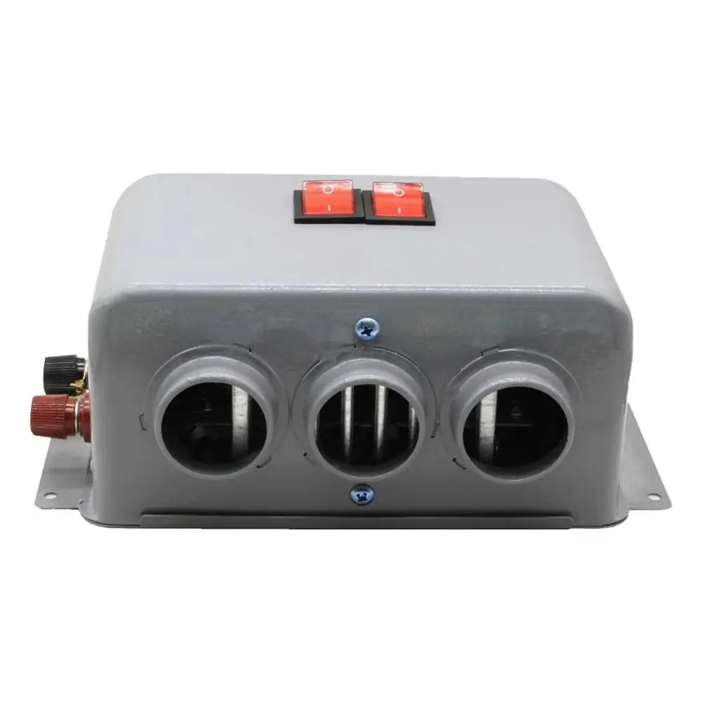12V 24V Car Heater 3 Hole Power Electric Fan Anti-fog Low Noise Zpaxo