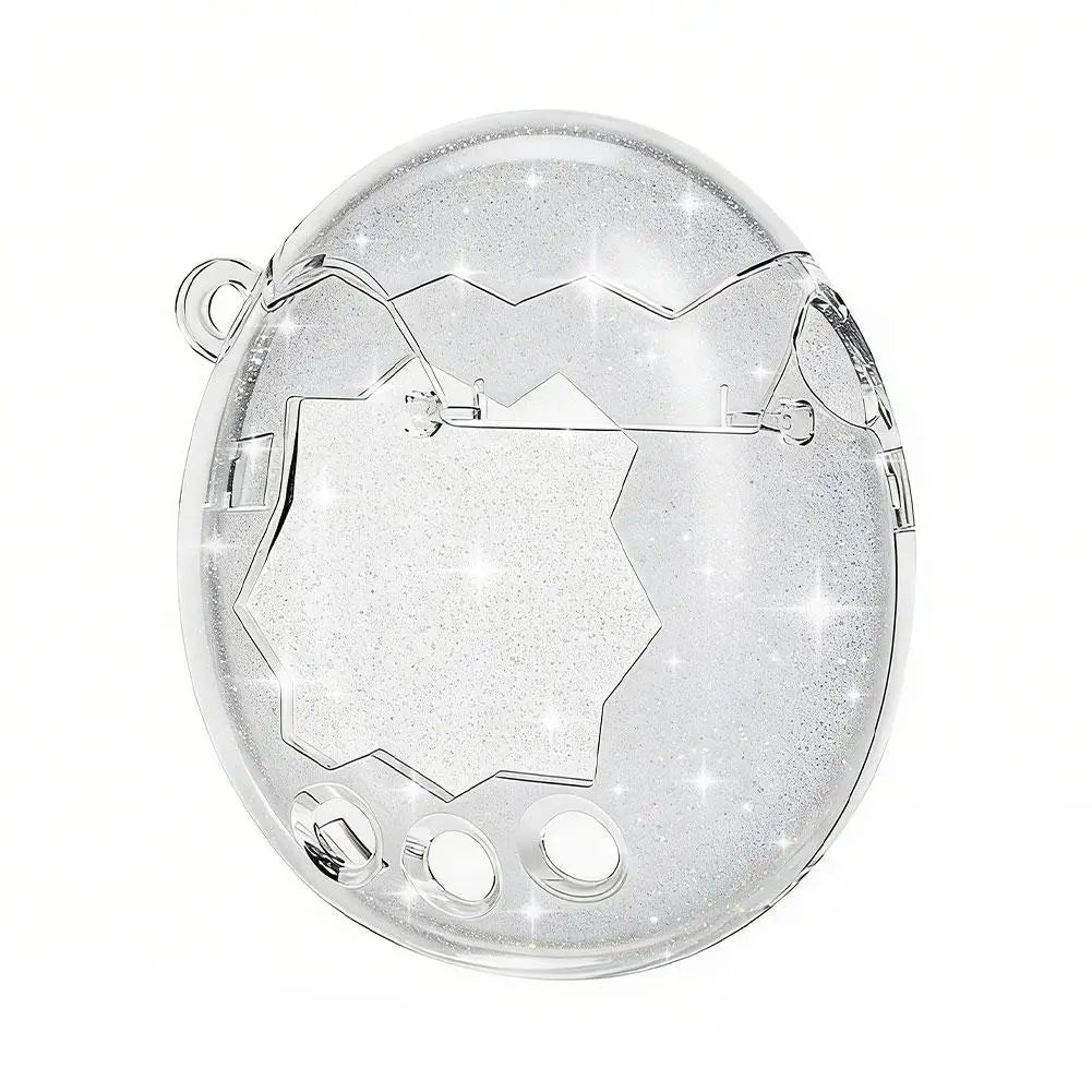 Transparent Protective Case for Tamagotchi Paradise | PC Shell Game Console Case Zpaxo transparent glitter