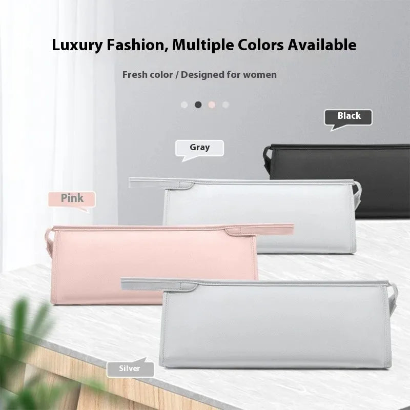 Portable PU Leather Hair Dryer Storage Bag Travel Case For Dyson/Airwrap Styler/Shark Flexstyle Carrying Supersonic Hair Dryer Zpaxo
