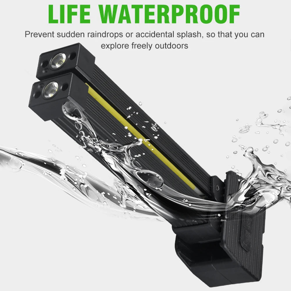 Gym Lamp Posing Hanging Hook Inspection USB Rechargeable Portable