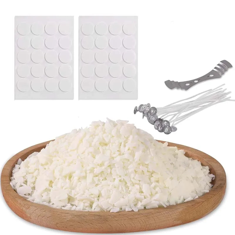 1LB Soy Wax Candle Making Kit – Wax Flakes, Wicks & Tools Candle Making Kit Zpaxo