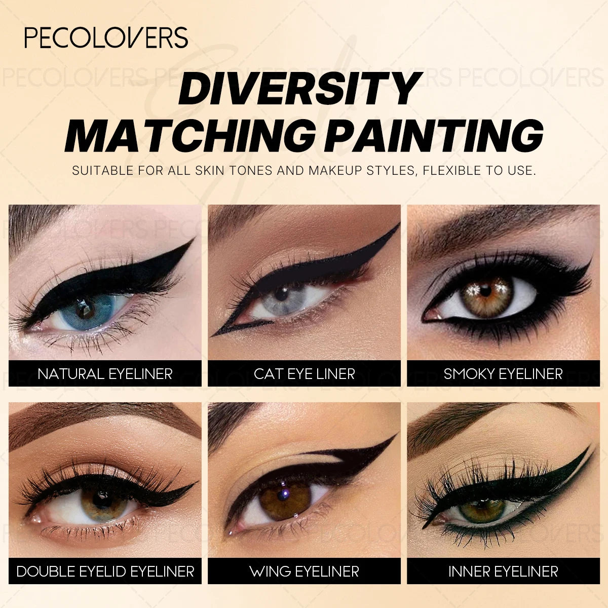 Eyeliner Gel Pencil-waterproof Long-lasting Smudge-proof-gel Cream Zpaxo