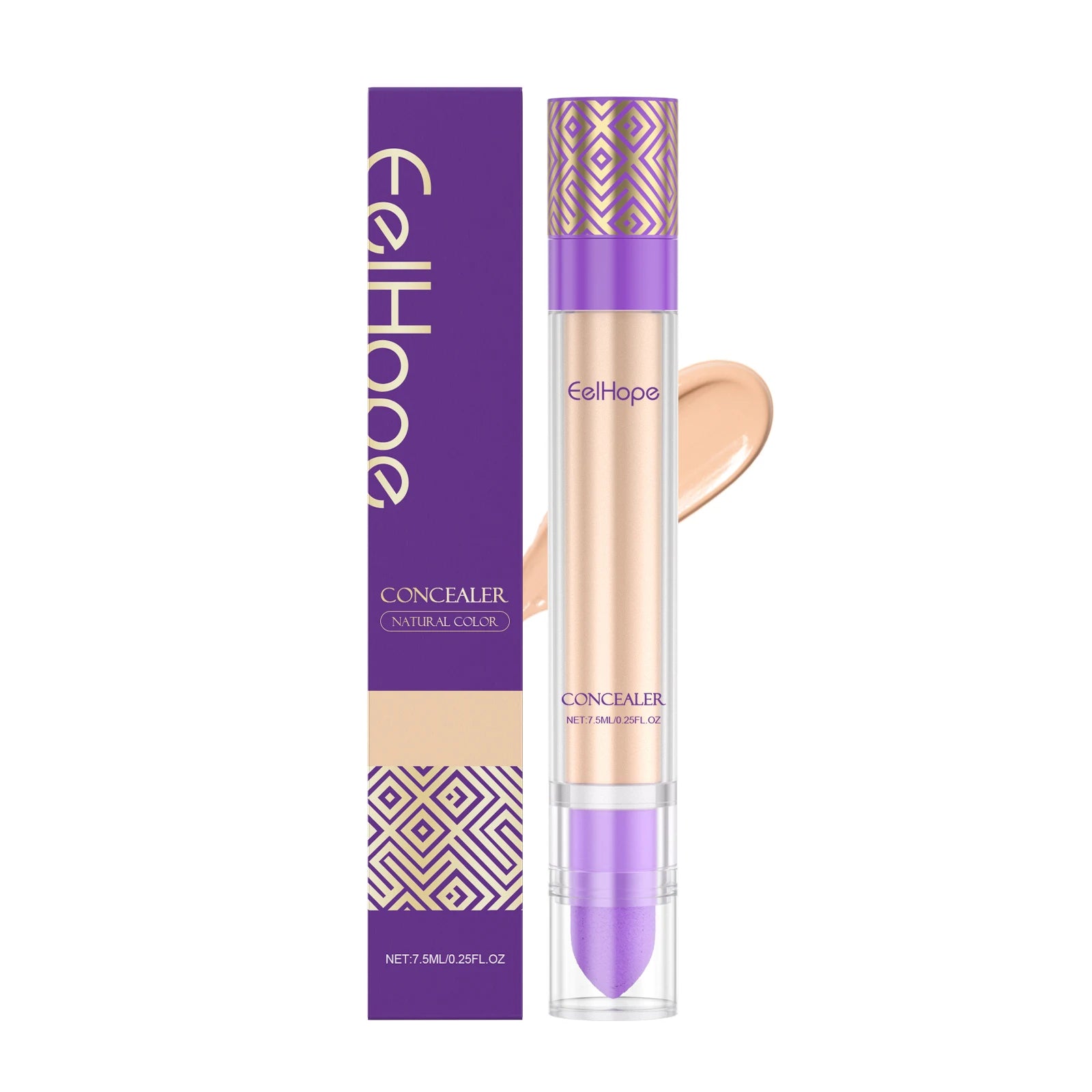 Concealer Improve Skin Elasticity Brighten Complexion Not Easy Remove Makeup Moisturizing Liquid Lightweight Dark Circle Blemish Zpaxo Natural