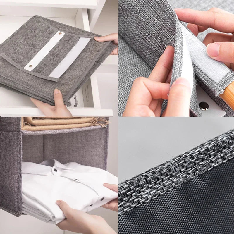 Wardrobe Hanging Storage Bag Interlayer Drawer Type Clothes Clothes Organizer Collapsible Storage Shelves Closet Organizer Zpaxo