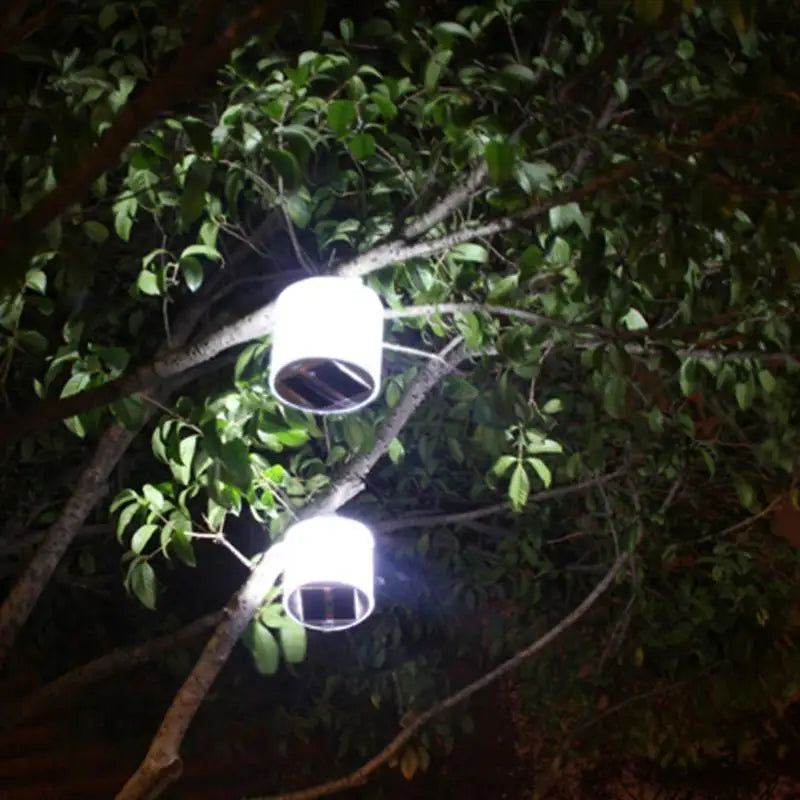 Solar Inflatable Lights RGB White Folding Camping LED Lamp Waterproof Zpaxo