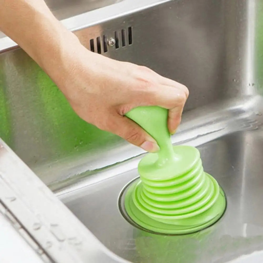 Heavy-Duty Bellows Toilet & Sink Drain Plunger | Clog Remover Drain Plunger Tool Zpaxo