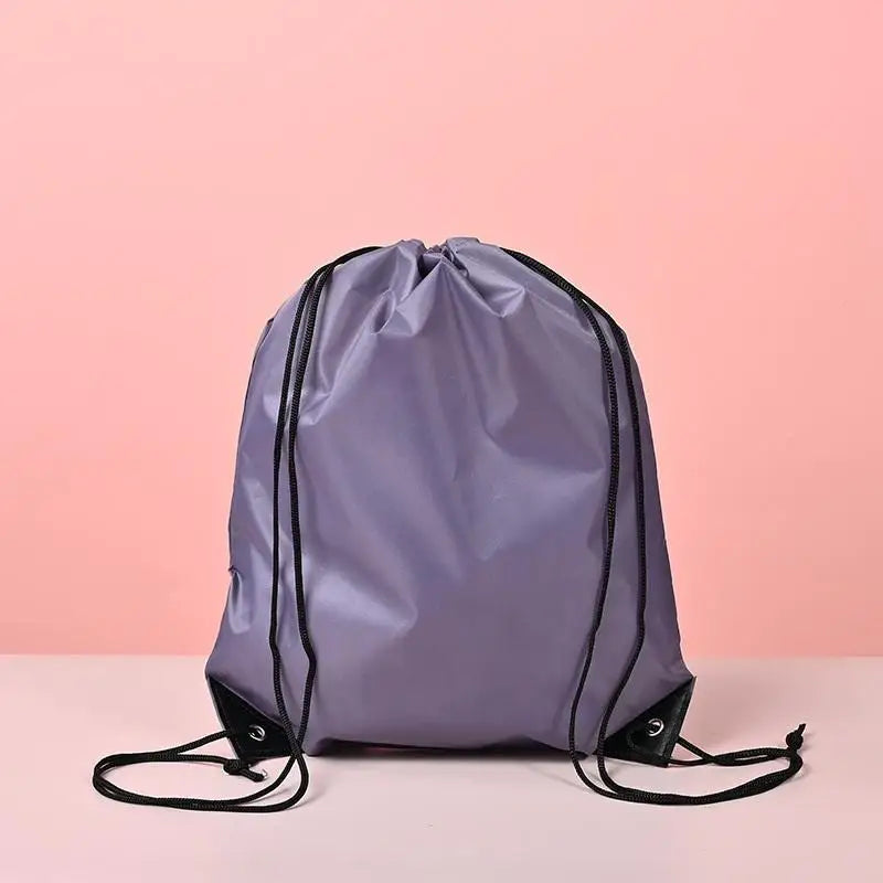Robust Fashionable Fitness Storage Rucksack Nylon Oxford Pocket Tote Zpaxo Gray