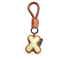 Sweet 26 Letter Keychain Bag Hanging Charms PU Leather Alphabet Key Holder Car Keyring Ornaments Lucky Letter Pendant Boy Zpaxo X S