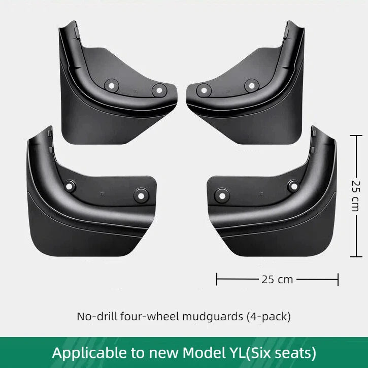 Tesla Model 3 & Model Y Mud Flaps – No-Drill Splash Guards