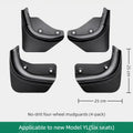 Tesla Model 3 & Model Y Mud Flaps – No-Drill Splash Guards