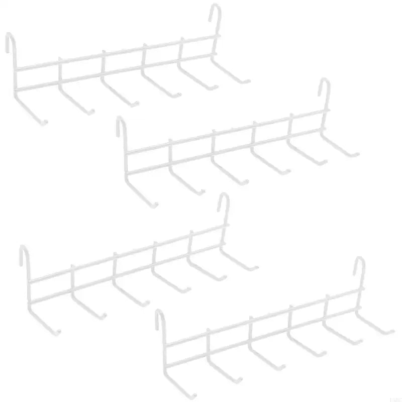 Sturdy Iron Mesh Basket Hook Flexible Spacing 4 Custom Storage