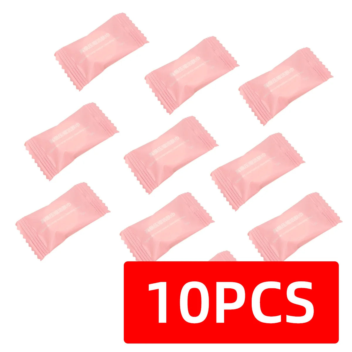 Compressed Towel Disposable Portable Face Towel Cotton Coin Tissue Suitable For Travel Camping Hiking Sports Beauty Salons Zpaxo 10pcs
