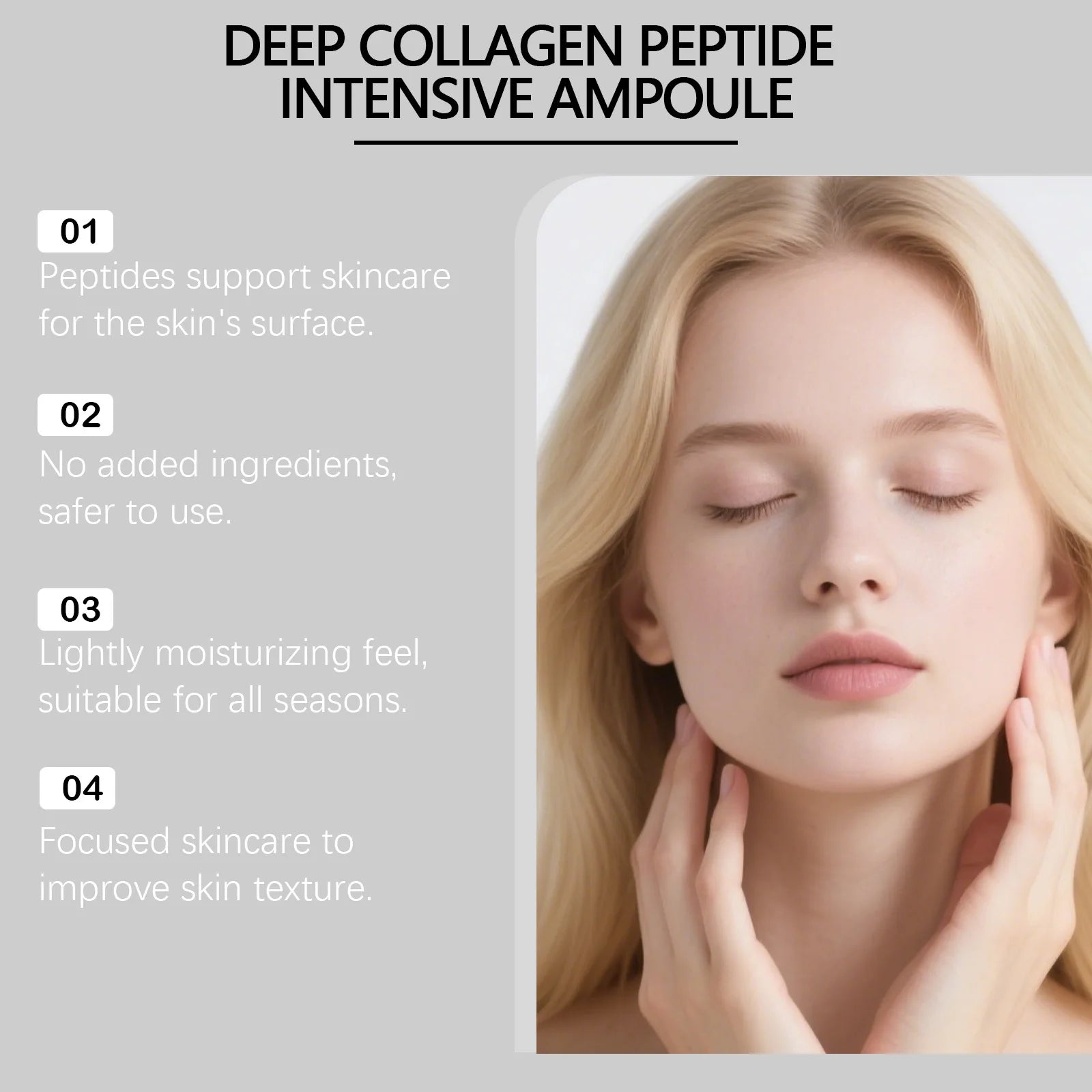 ZYVARN Silk Peptide Collagen Lifting Anti-Wrinkle Face Serum Anti-Aging Face Serum Zpaxo
