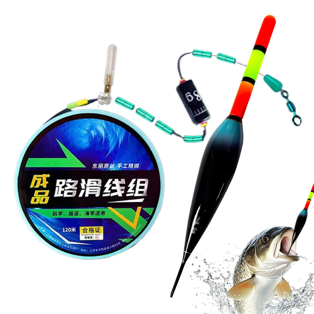 Fishing Line 120M Automatic Bobber Angling Tool Slip Float Ready Use