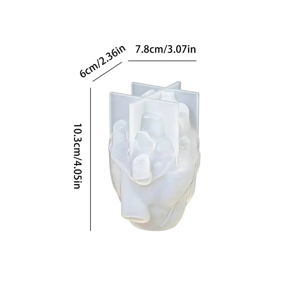 Heart Organ Silicone Mold 3D Anatomical Human Shape Plaster Candle