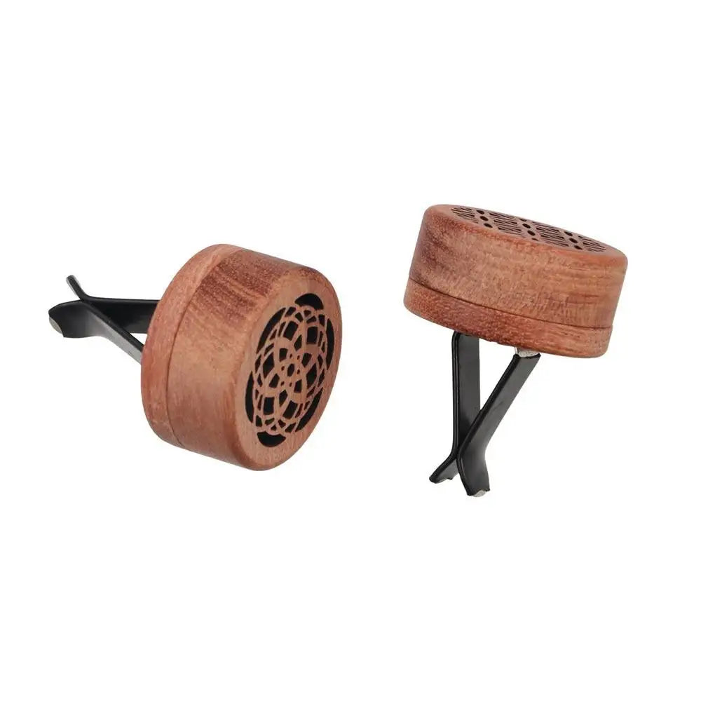 Wooden Car Diffuser Rosewood Carved Air Freshener Exquisite Fragrant Zpaxo