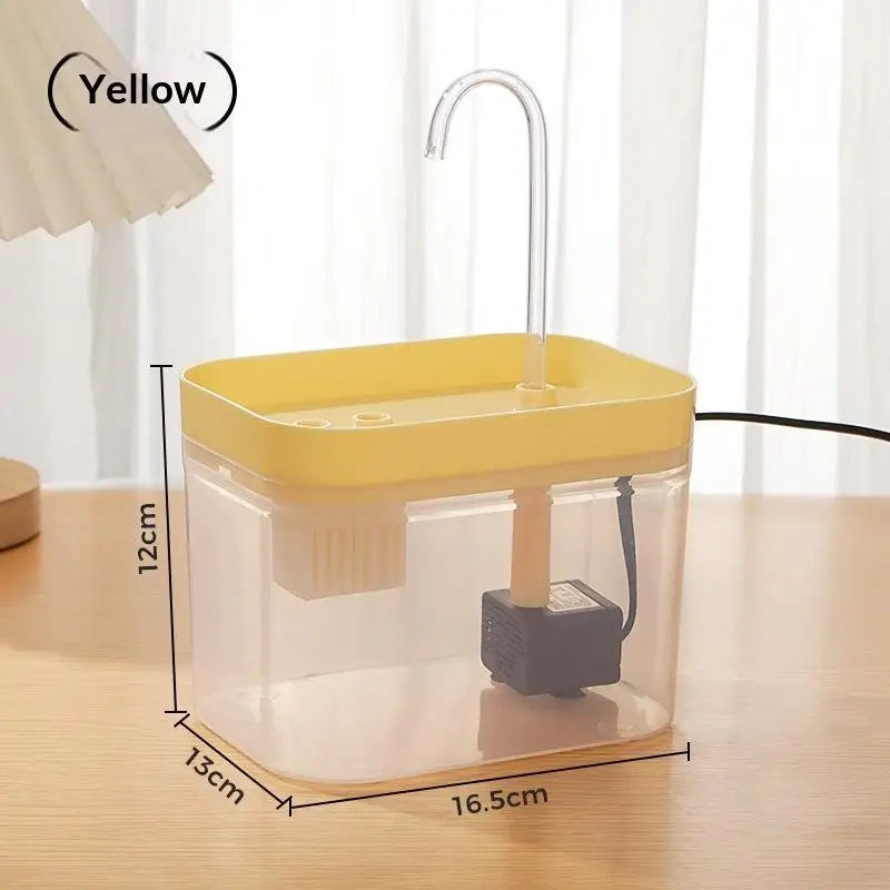 Automatic Pet Dog Cat Water Dispenser Fountain Loop Mute Pump Smart Zpaxo A14