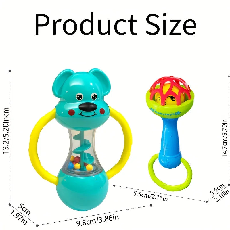 Blue Single Head Bell Vibrant Animal-themed Musical Instrument