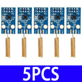 CC1101 Programmable RF Transceiver Module (433MHz with OOK/ASK/MSK Modulation - Long-Distance Wireless Control Board Zpaxo 5pcs