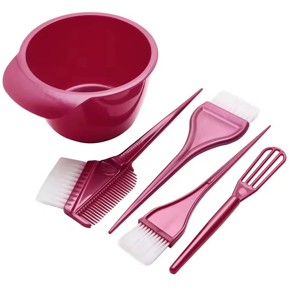 Premium Salon Hair Dye Coloring Brush Bowl DIY Dyeing Bleach Barber Zpaxo