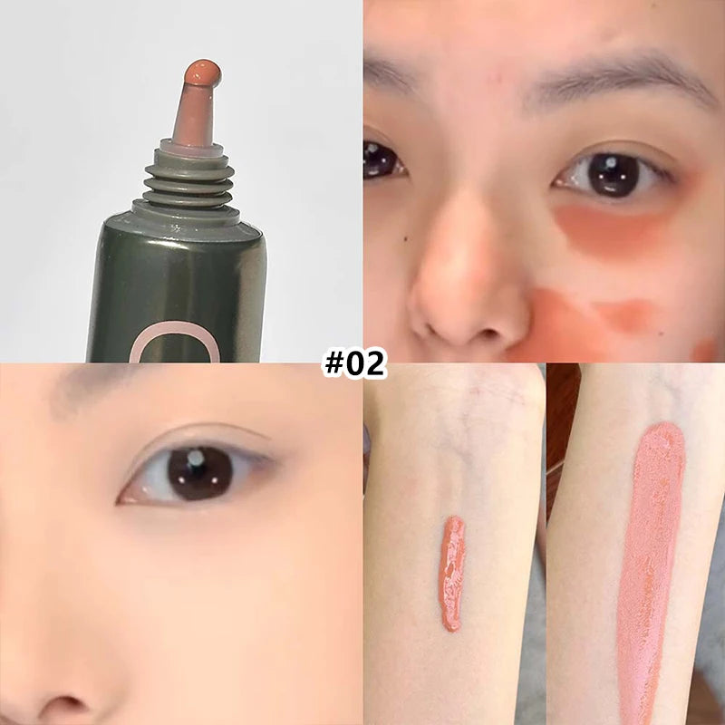 Hydrating Eye Brightening Concealer Full Coverage Waterproof Lasting Liquid Concealer Corrects Spots Dark Circles Facial Makeup Zpaxo 02