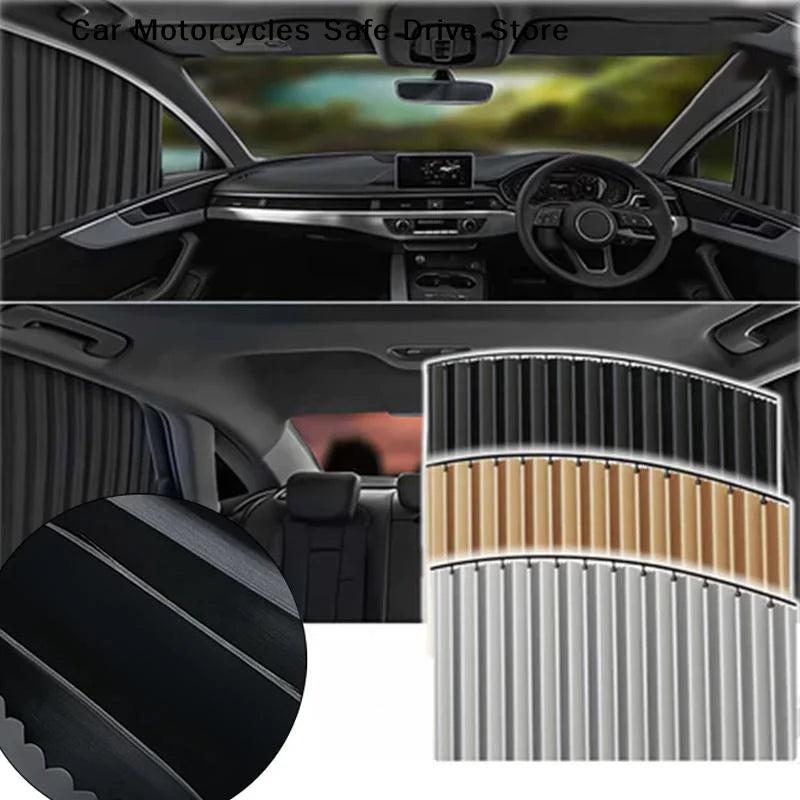 Magnetic Curtain Protectors Side Window Sunshades UV Protection