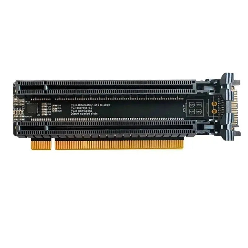 652F PCIe-Bifurcation x16 x8x8 PCIE4 0 1 2 Gen4 Card 4P Power Port Zpaxo