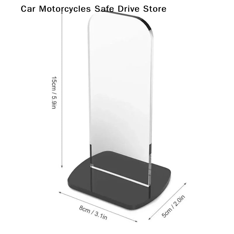 CM1PC Clear Acrylic Boxing Gloves Display Rack Home Store Vertical