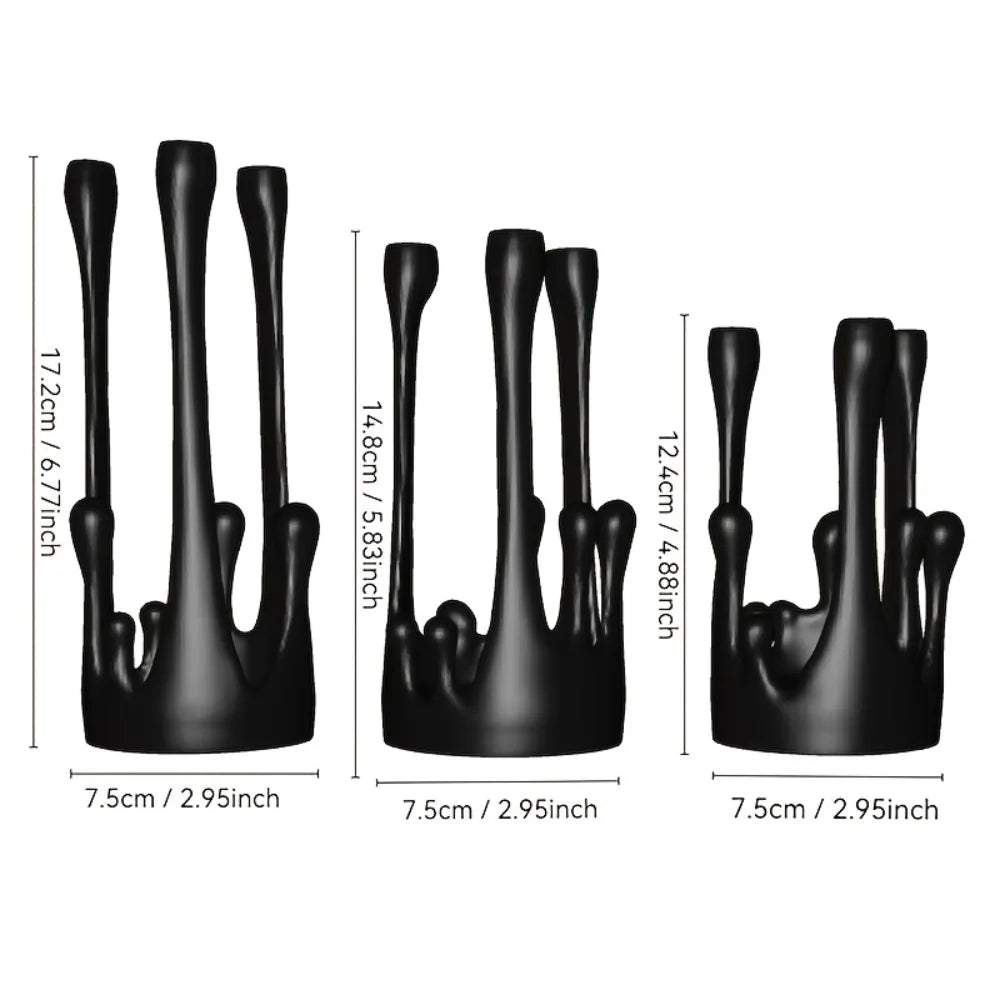 Creative Electronic Candle Holder Conical Candlesticks Decorative