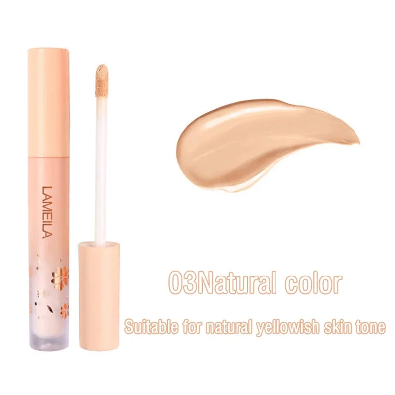 Eyes Face Concealer Liquid Cover Dark Circles Acne Natural Make up Effect Anti cernes Base Foundation Cream Cosmetics Zpaxo 03 Natural