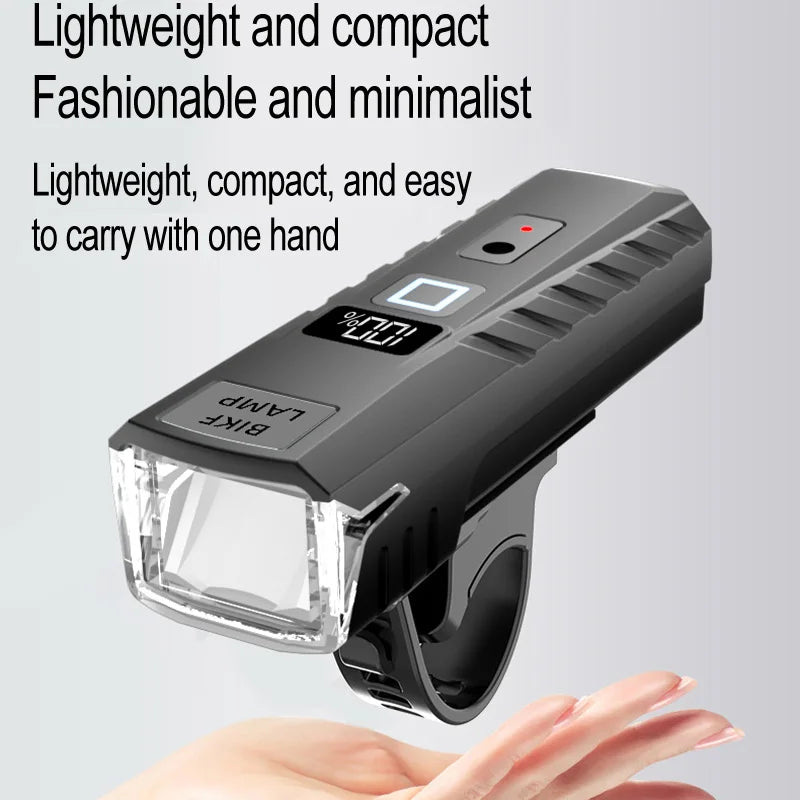 Intelligent Light Sensing Bicycle Riding TYPE-C Charging Digital Zpaxo