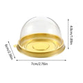 Cupcake Containers 50 Clear Bakery Supplies Mini Box Muffin Packaging