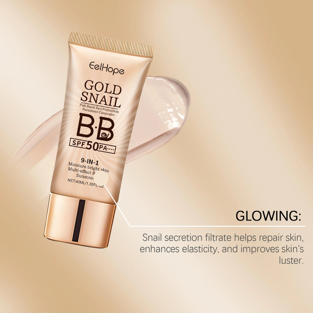 Long-Lasting Waterproof Makeup Sunscreen BB Cream Liquid Foundation Concealer Moisturizing Brightening Lightweight Skin Outdoor Zpaxo