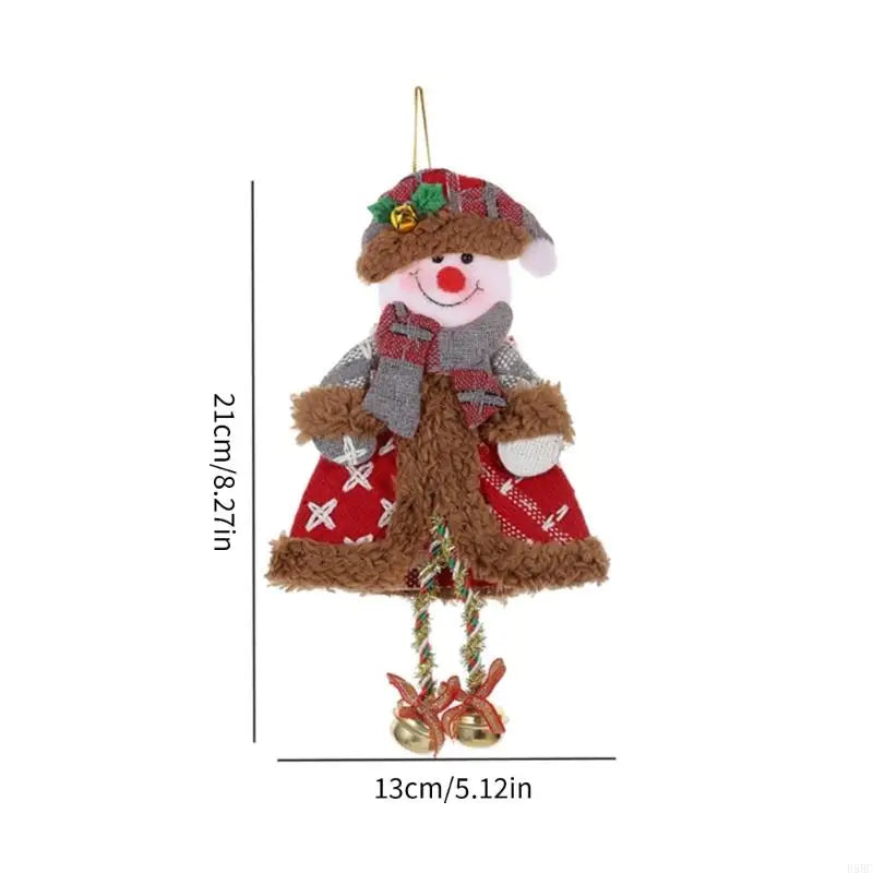Holiday Decoration Plush Toy Bells Easy Installation Christmas Tree