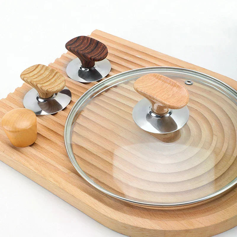 Heat-Resistant Cooking Pan Lid Covers Replacement Lifting Handle Kitchen Cookware Handgrip Universal Pot Lib Knobs Caps Bakelite Zpaxo