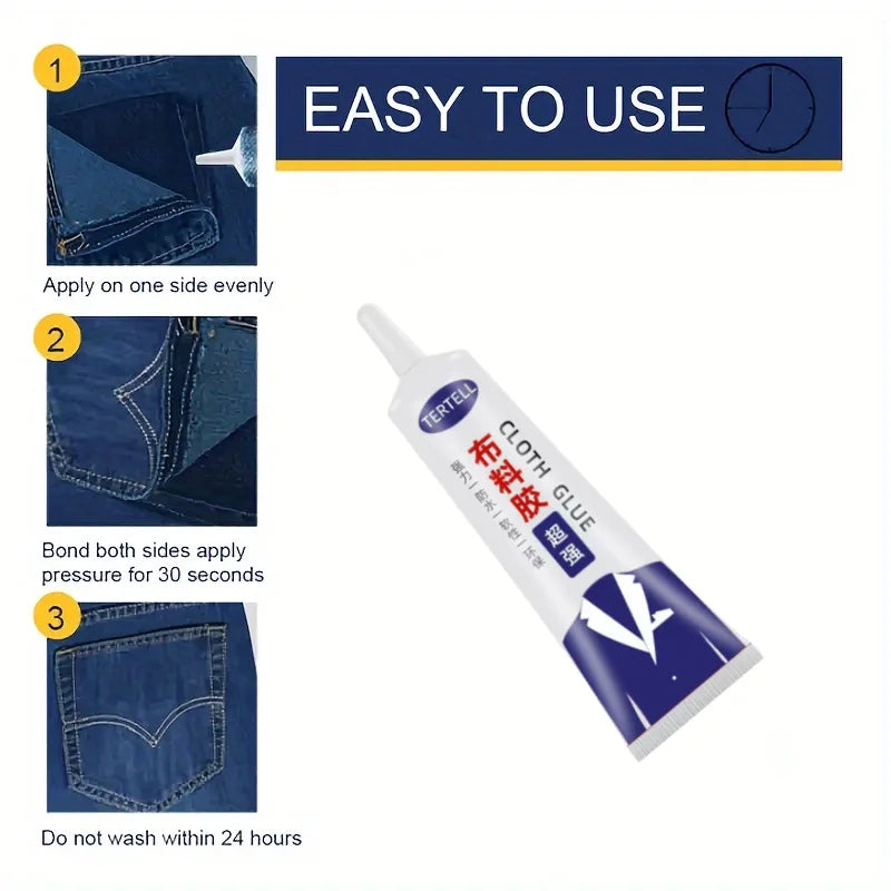 50ml High Quality Multifunctional Seams for Quick Bonding and Repair - Clothes, Denim, Artificial Leather, and Fabric Zpaxo
