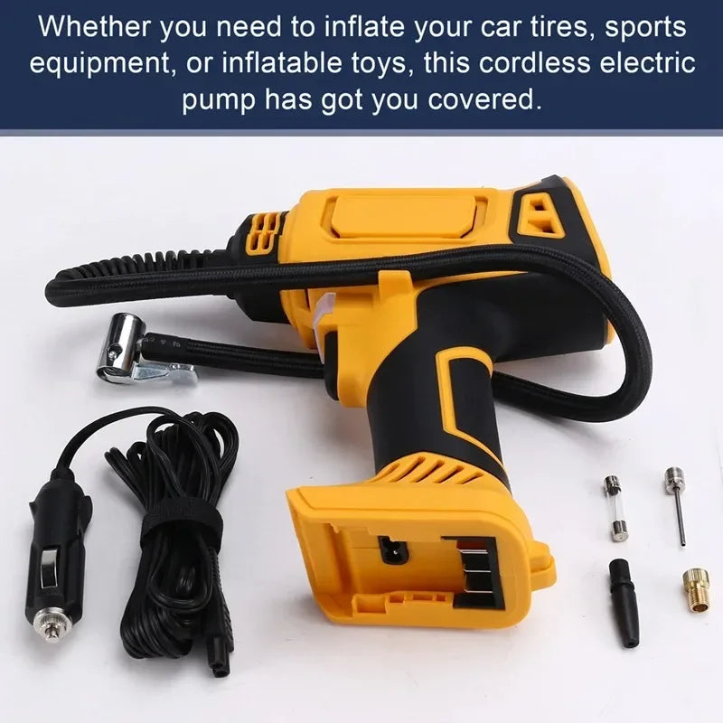 Fit DeWALT Battery Air Compressor Automatic Tire Inflator Cordless