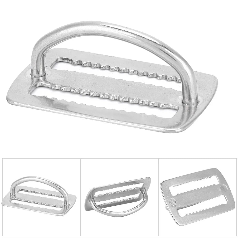KEEP DIVING Ring Stainless Steel Weight Belt D-ring Slide Buckle