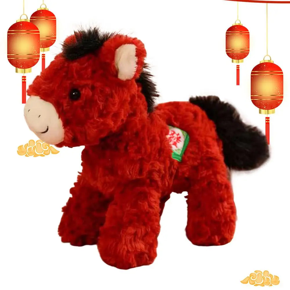 Chinese New Year Horse Plush Plush Soft Toys 2026 Horse Year Doll For Kids Teens Adults Collectors Bedroom Study Children's Room Zpaxo B China Mainland