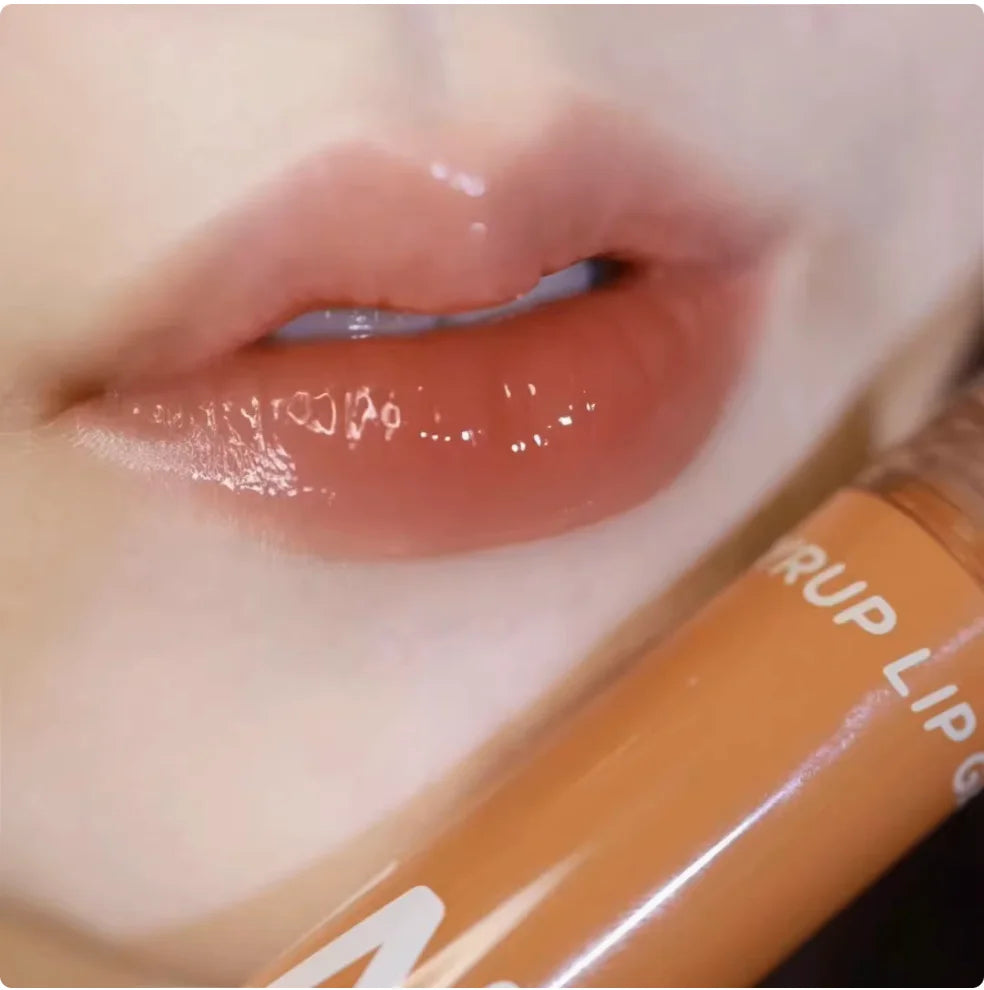 Into You Syrup Lip Gel 2.4G Watery Lip Tint Bare Color Lipgloss Intoyou Authentic Makeup Original Zpaxo